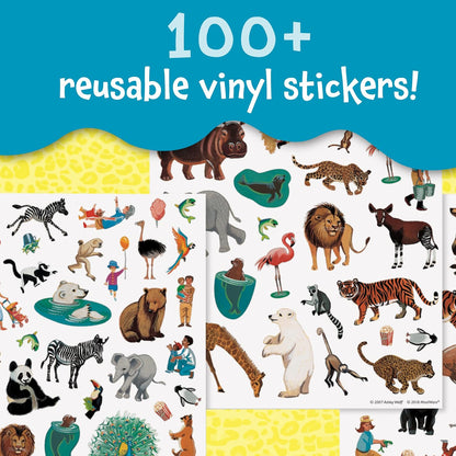 At The Zoo Sticker Tote