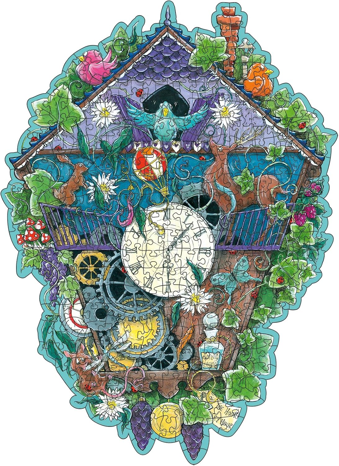 WOOD: Cuckoo Clock 300pc Puzzle