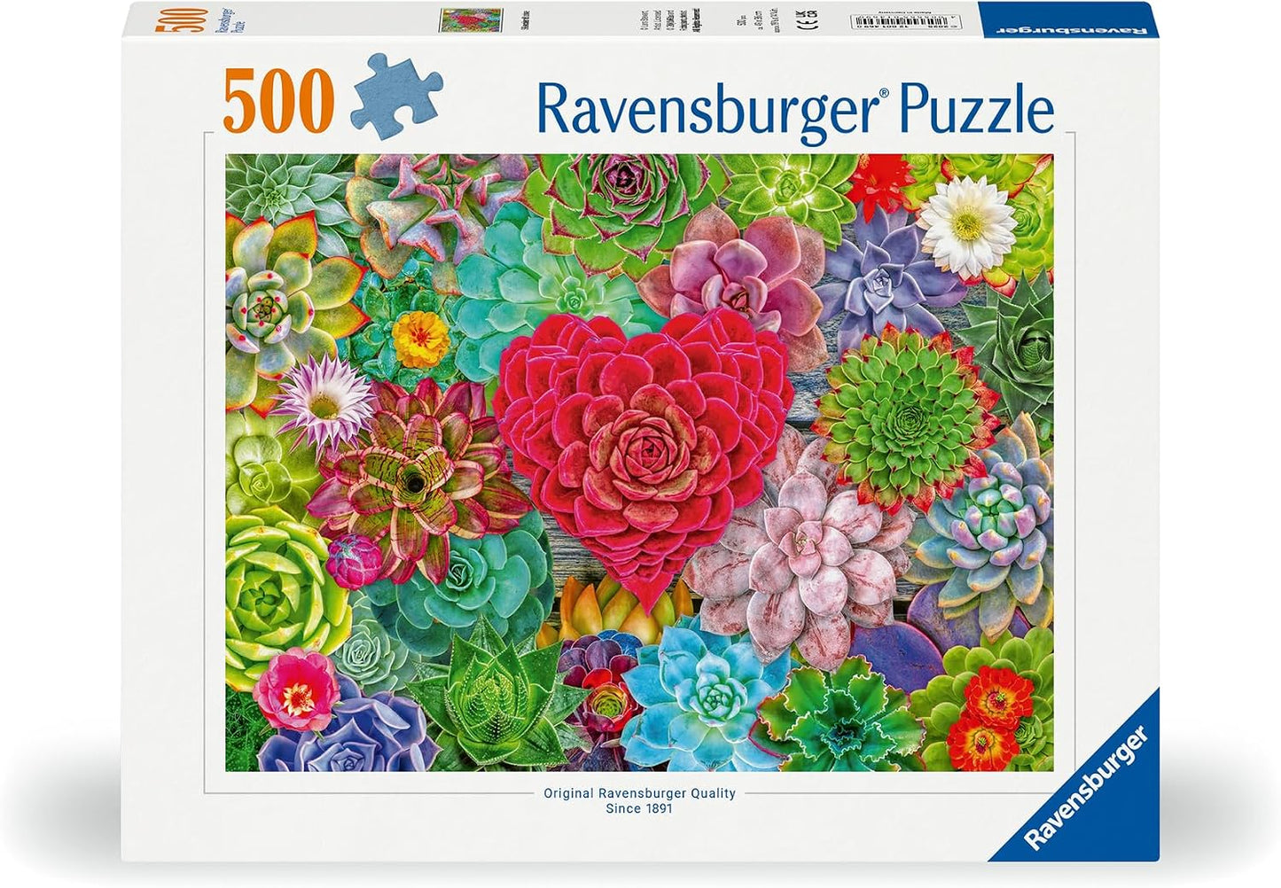 Succulent Love 500 Pc Puzzle