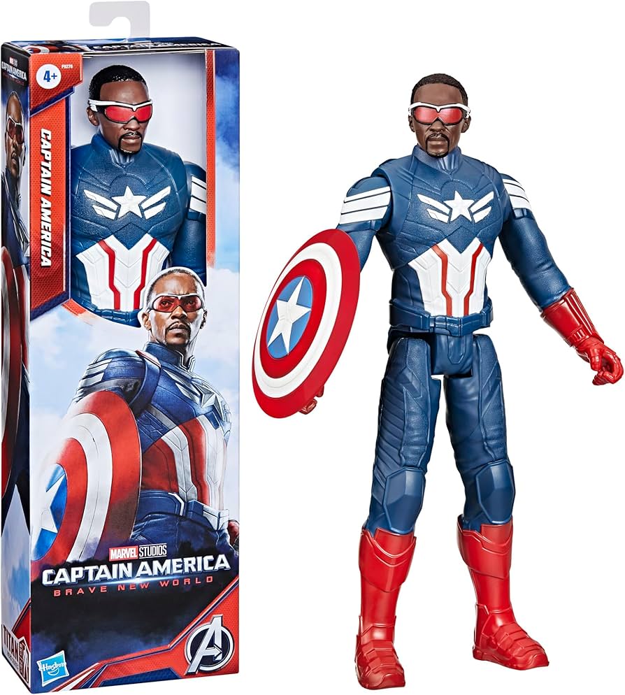 Captain America Brave New World Titan Hero Captain America 12-Inch Action Figure