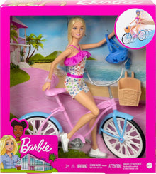 *Barbie Bike with Blonde Doll