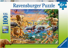 Savannah Jungle Waterhole 100pc