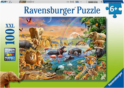 Savannah Jungle Waterhole 100pc