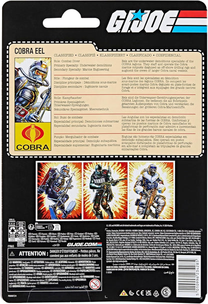 GI Joe Classified Retro Cardback Cobra Eel (F9865)