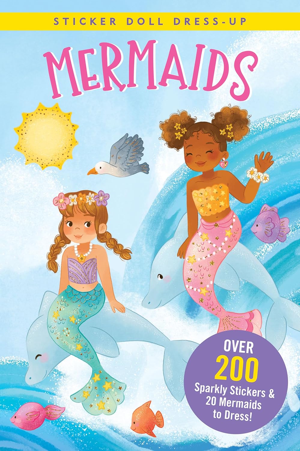 Sticker Doll Dress-Up Book Mermaids