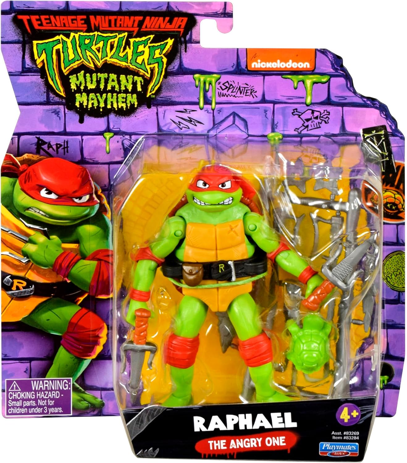 TMNT Mutant Mayhem Raphael Basic Action Figure (Playmates)