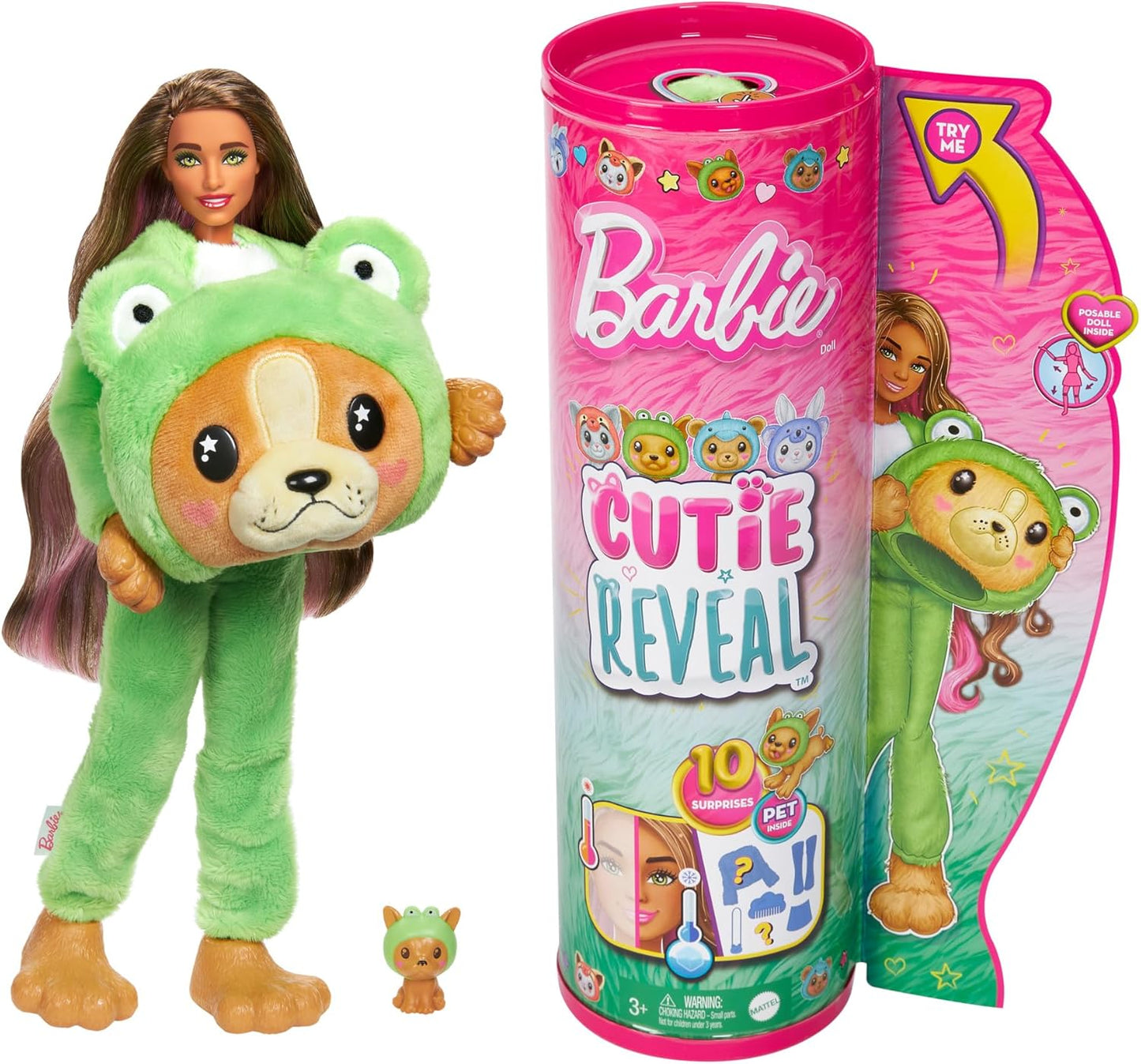 Barbie Cutie Reveal Puppy as Frog
