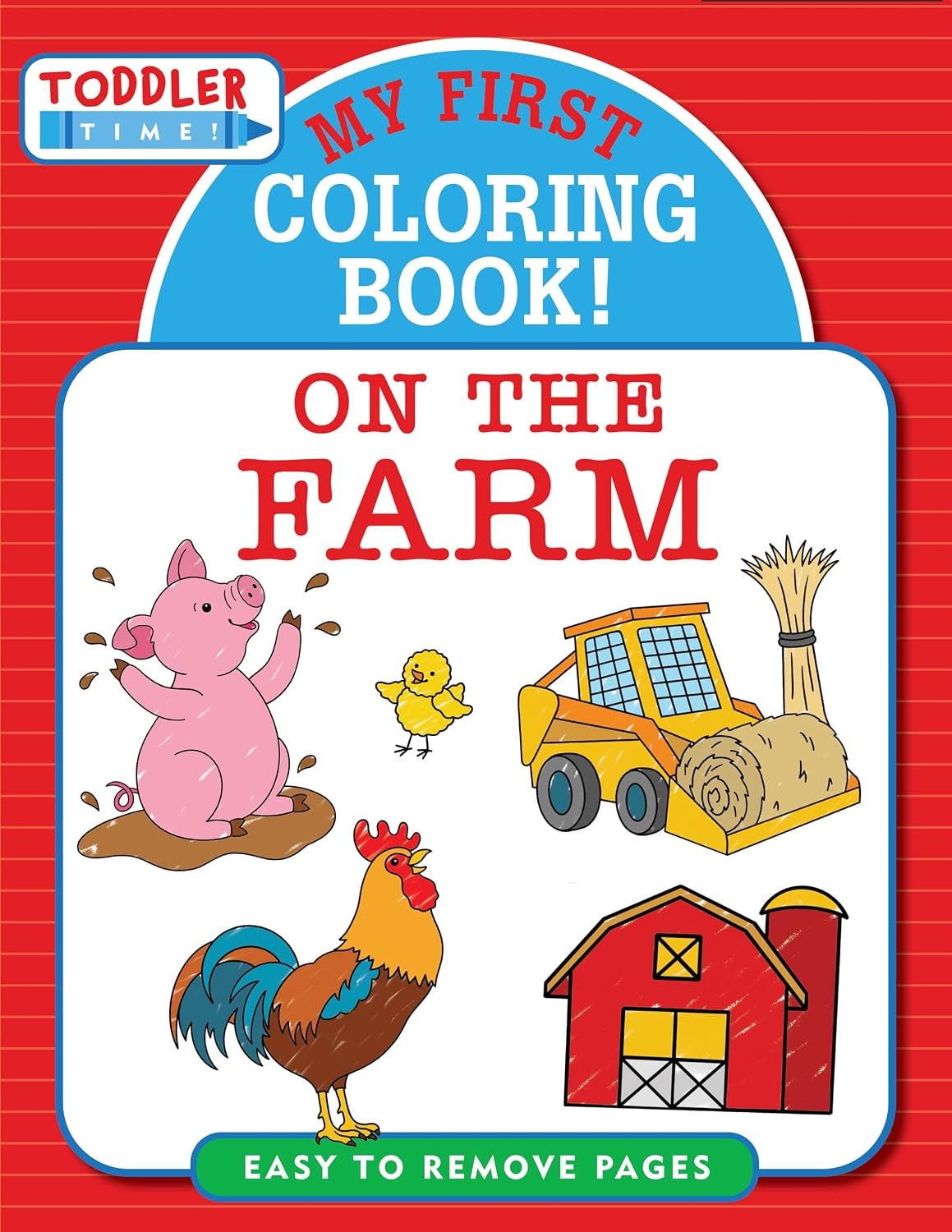 My First Coloring Book On the Farm