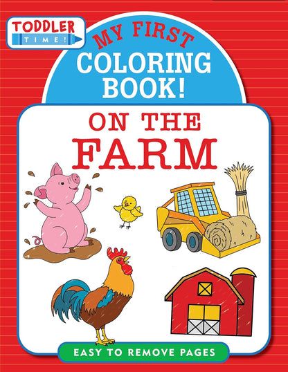 My First Coloring Book On the Farm