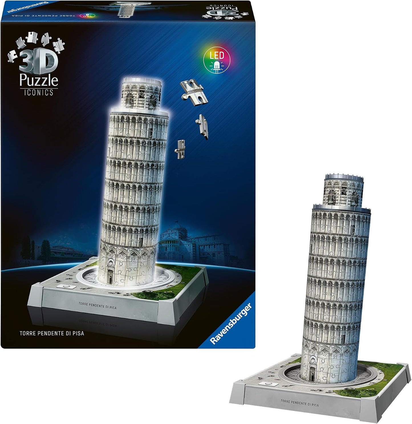 Iconics 3D Tower of Pisa Night Ed. 216Pc