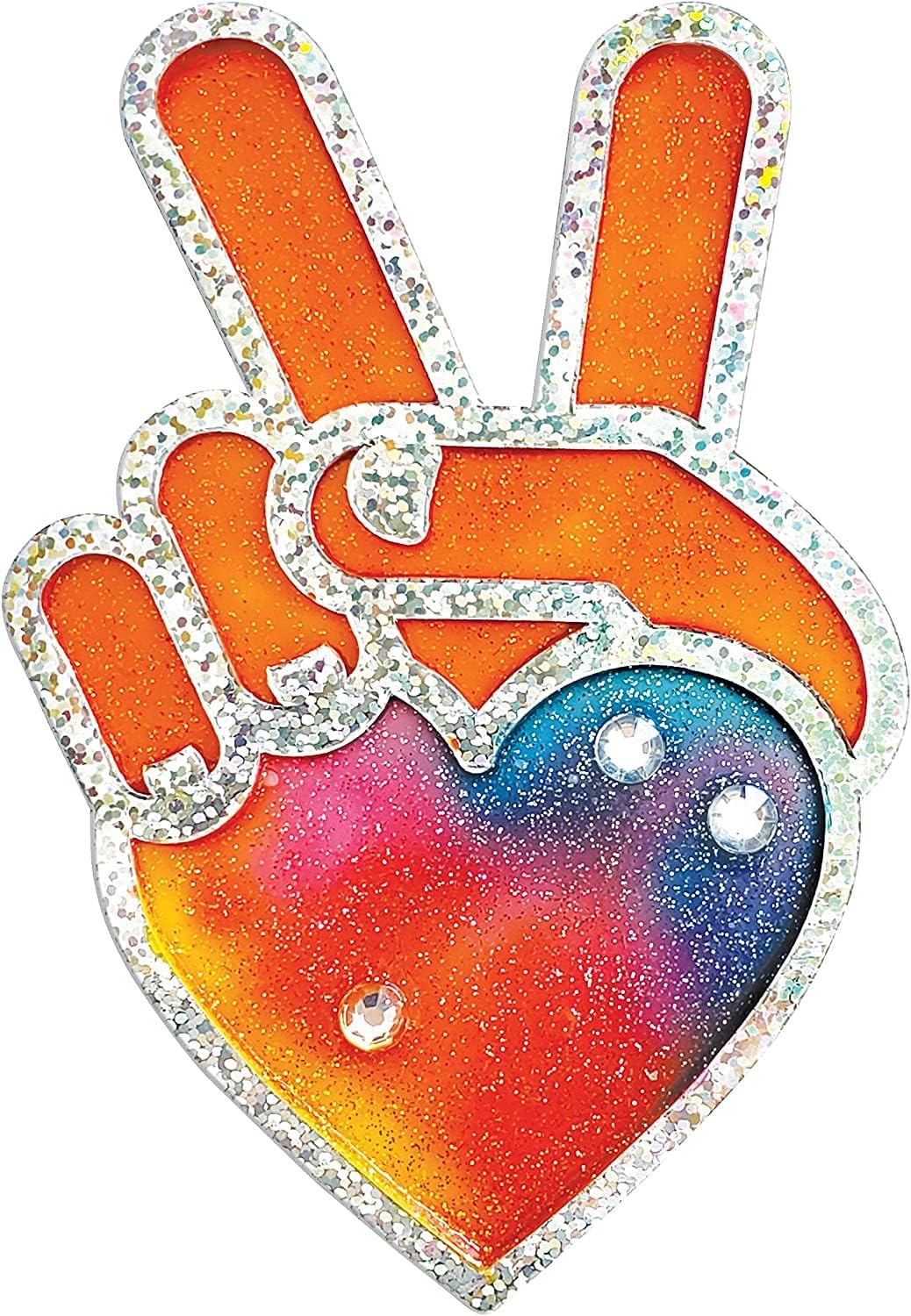 Rainbow Sprinkles Easy Sparkle Window Art