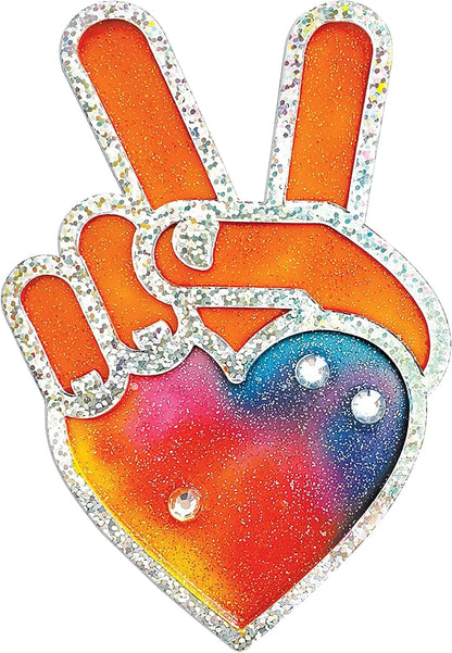 Rainbow Sprinkles Easy Sparkle Window Art