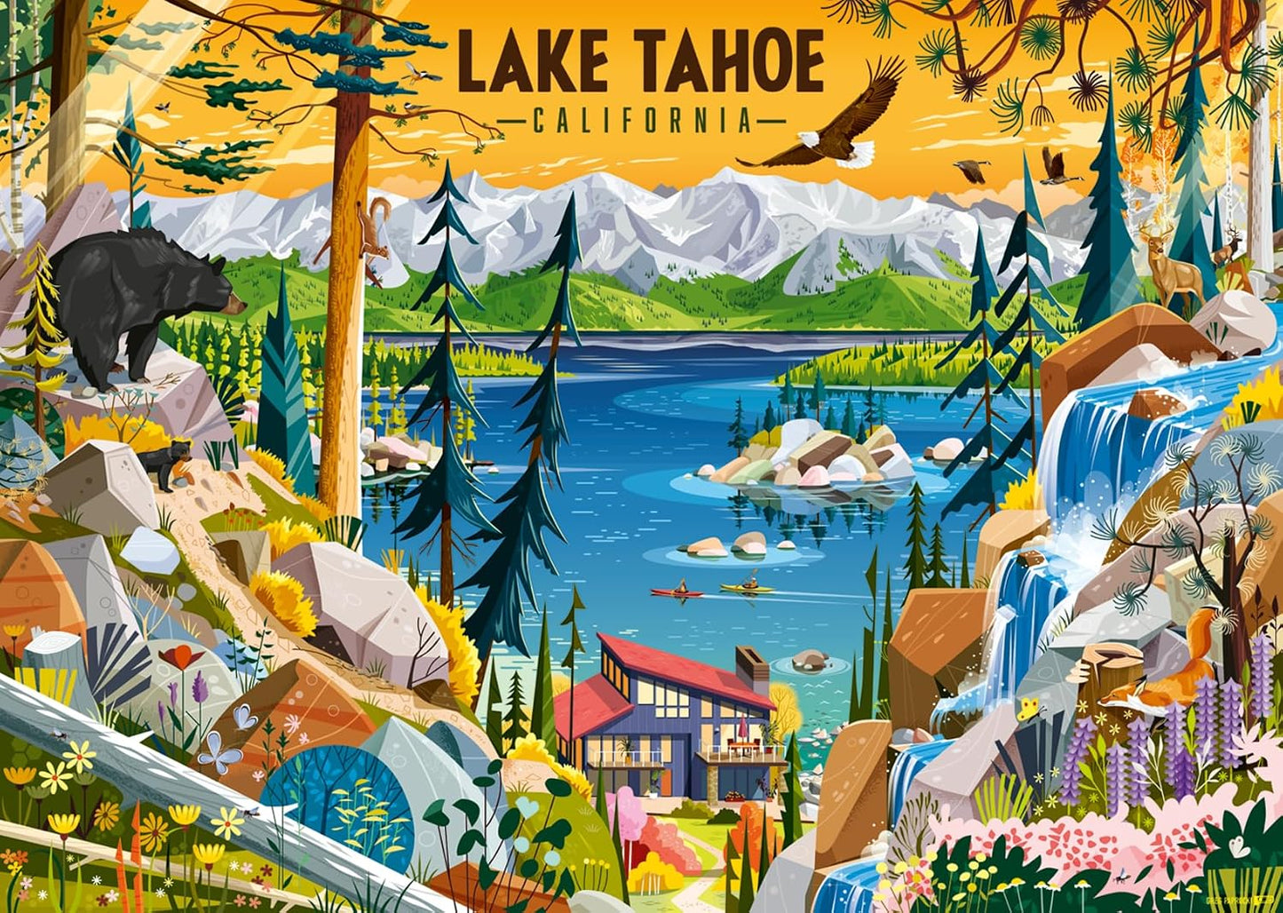 Sacred Lake Tahoe 1000pc Puzzle