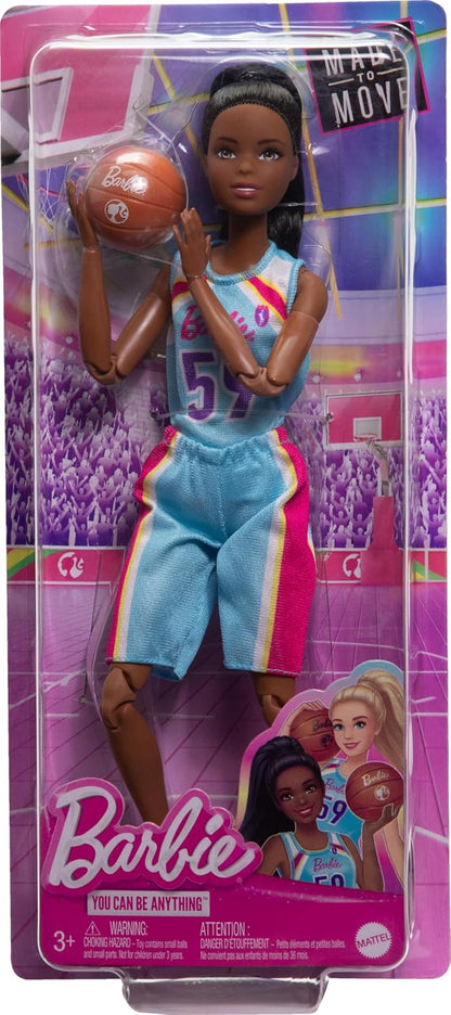 Barbie Made to Move Basketball Player Black