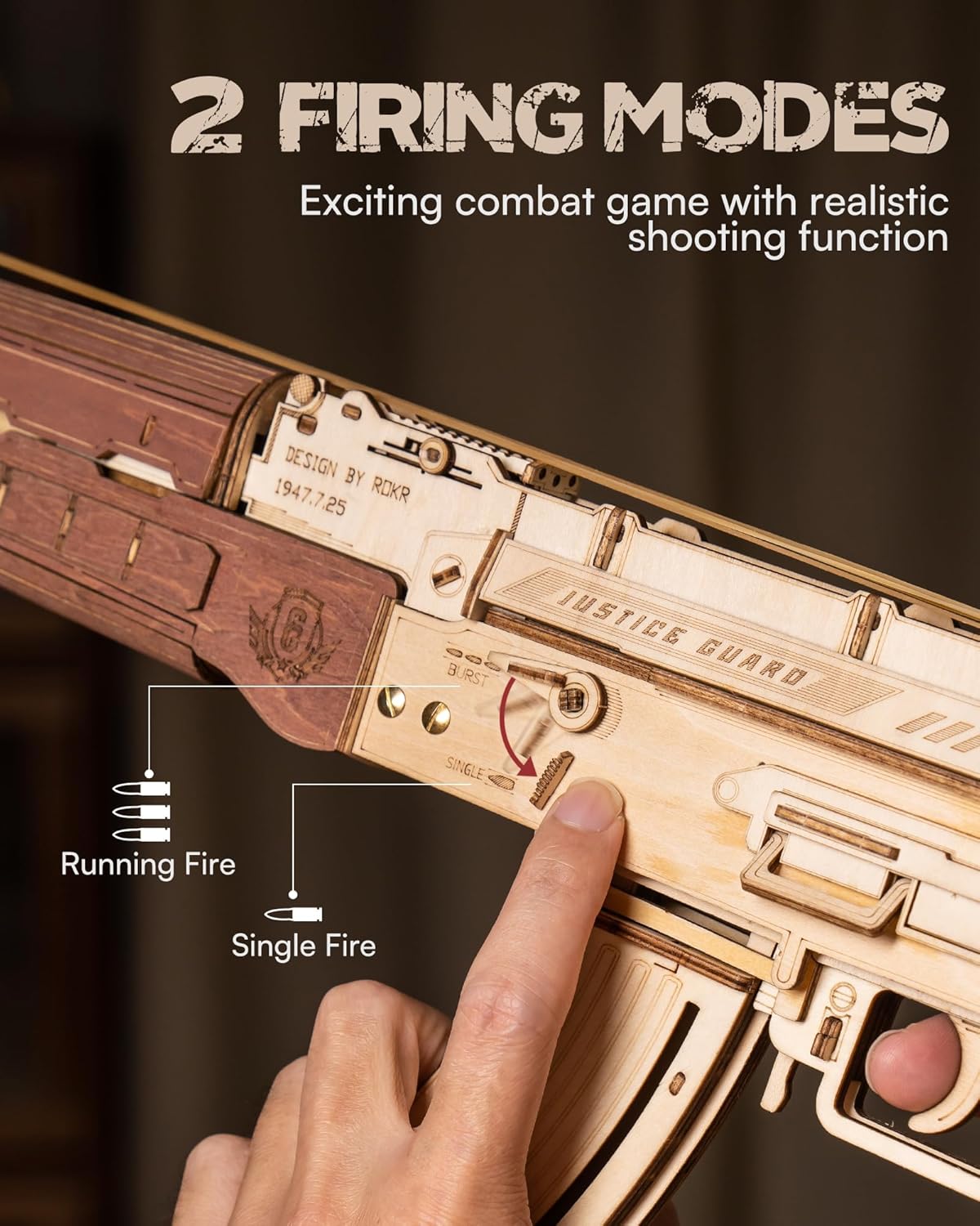 AK-47 Assault Rifle Rubber Band Gun