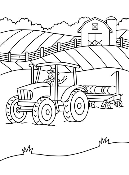 My First Coloring Book On the Farm