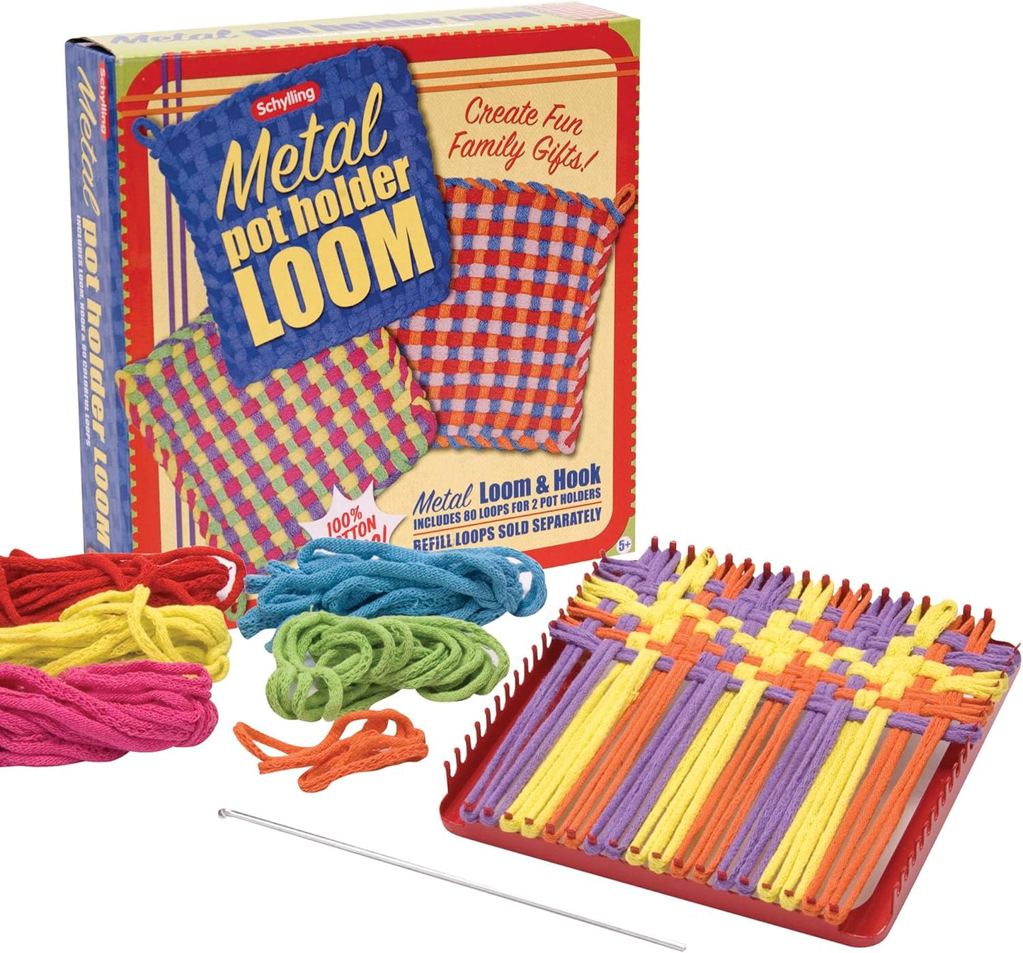 Metal Potholder Loom (makes 2)