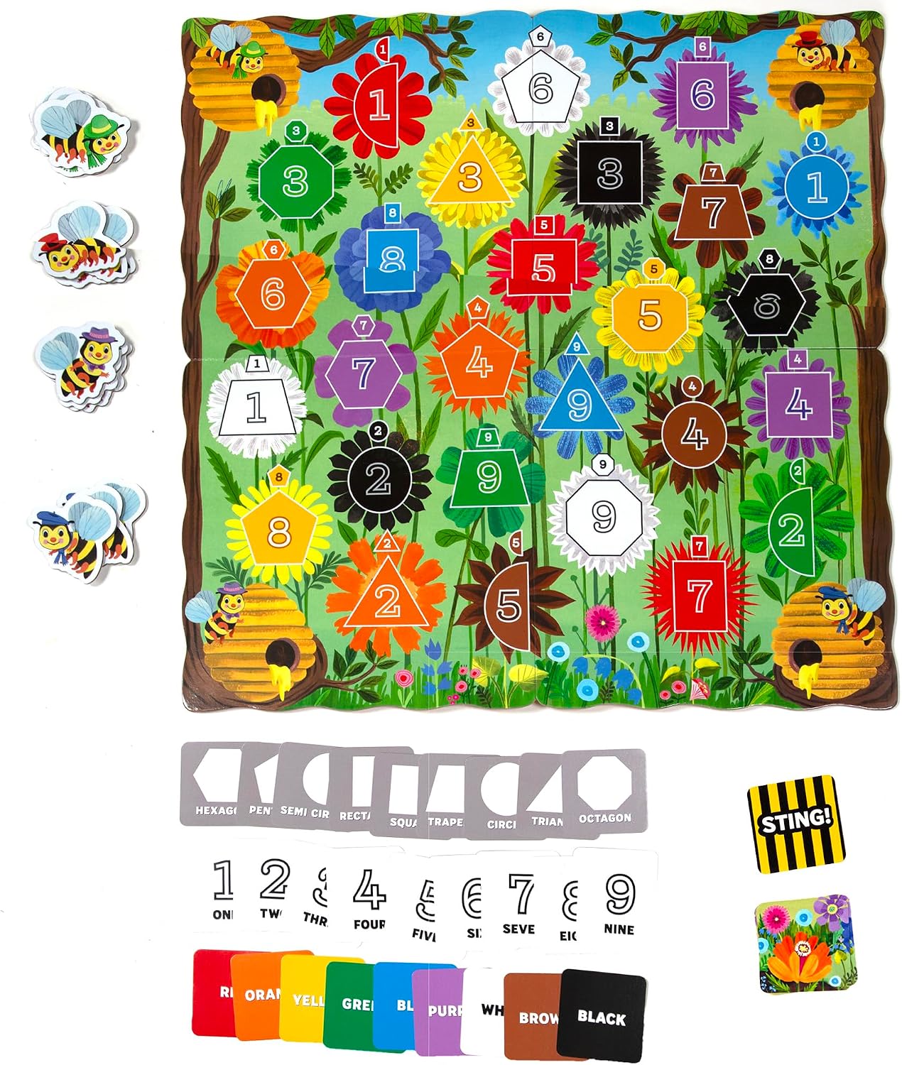 Bouncy Bees Shaped Game
