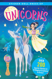 Sticker Doll Dress-Up Book Unicorns