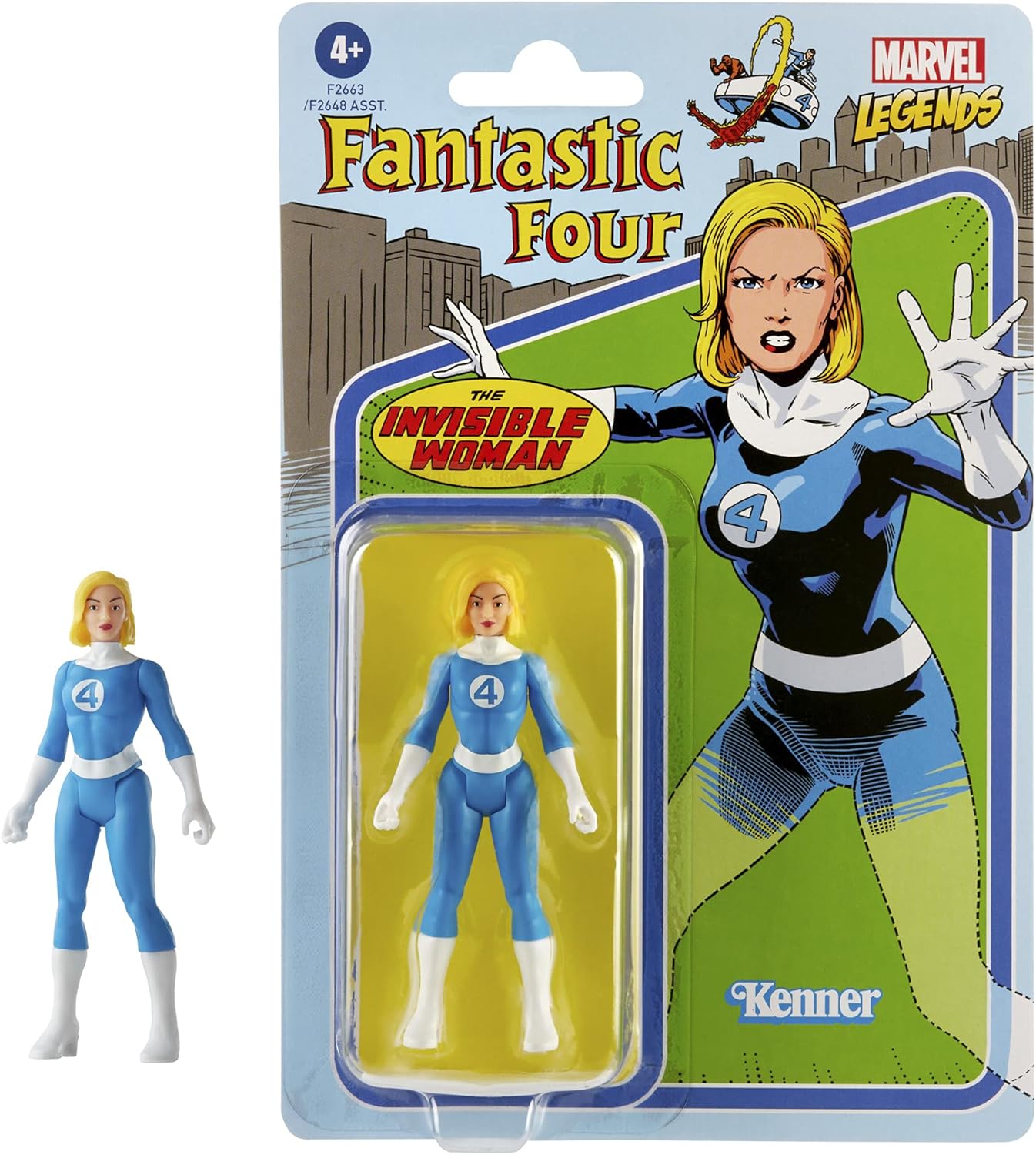 Marvel Legends Retro The Invisible Woman 3 3/4 inch Action Figure