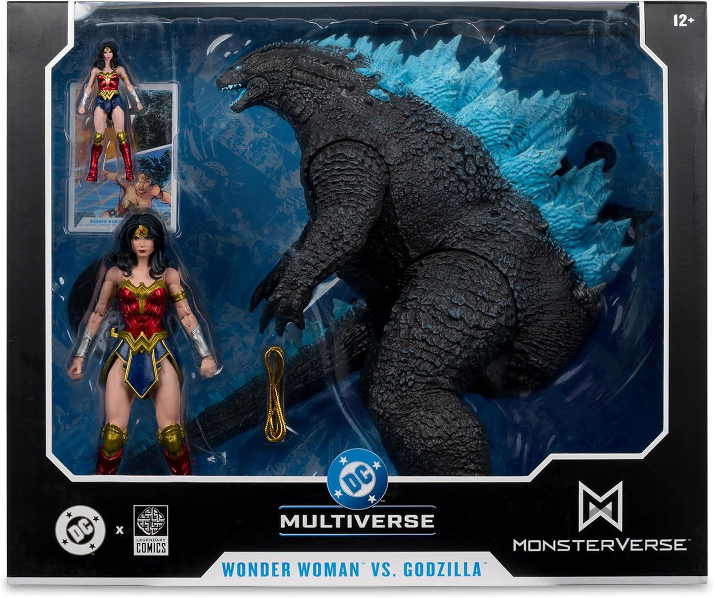 DC Multiverse Wonder Woman vs Godzilla Megafig