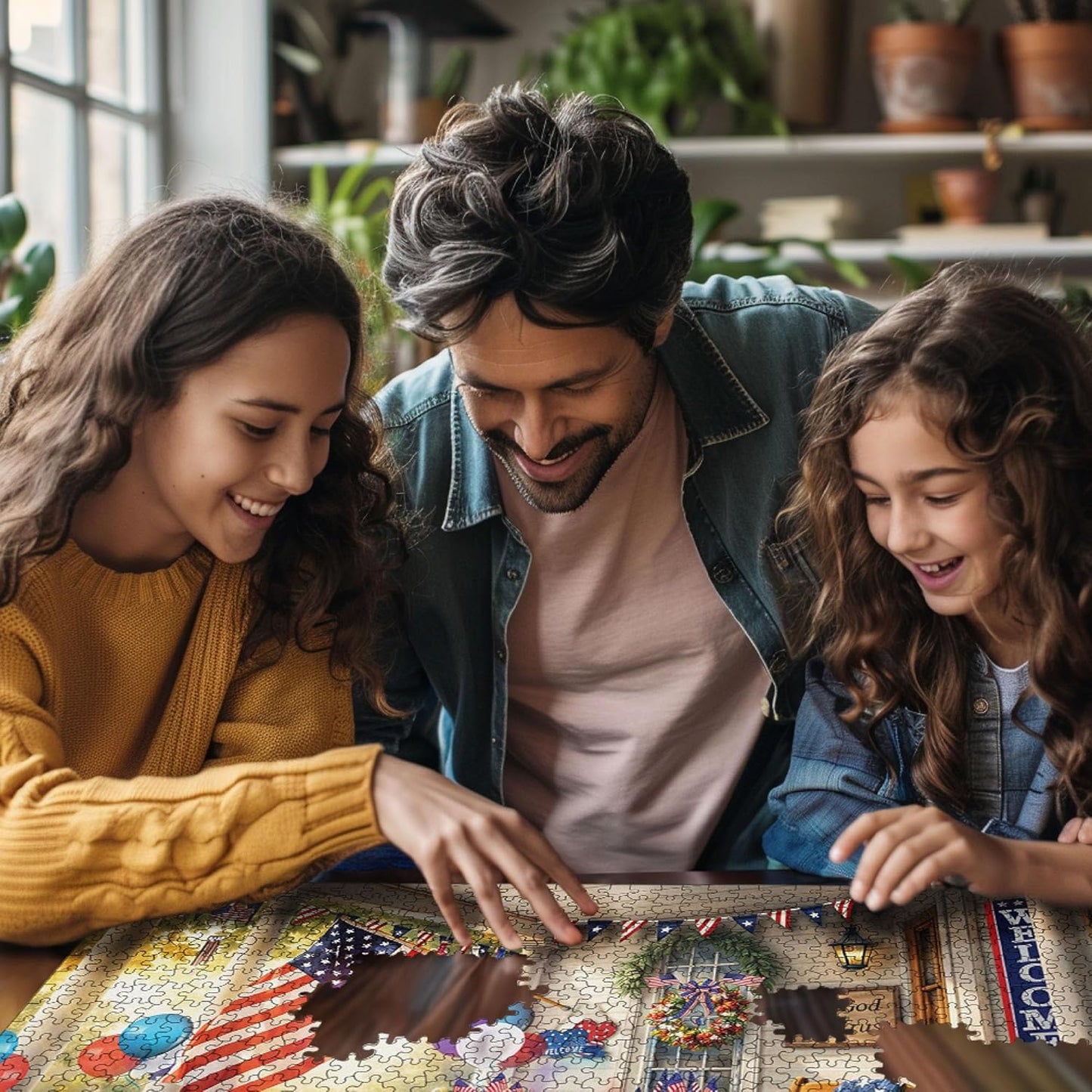 Patriotic Porch 1000pc