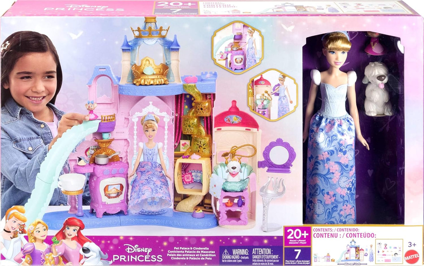 Disney Princess Fd Playset (Animal Overlay) With Doll