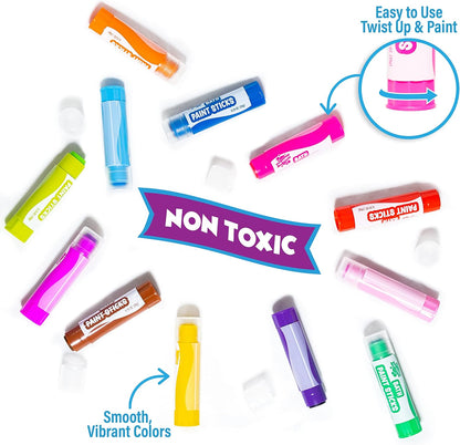 Tub Works® Bath Paint Sticks Bath Toy 12pk