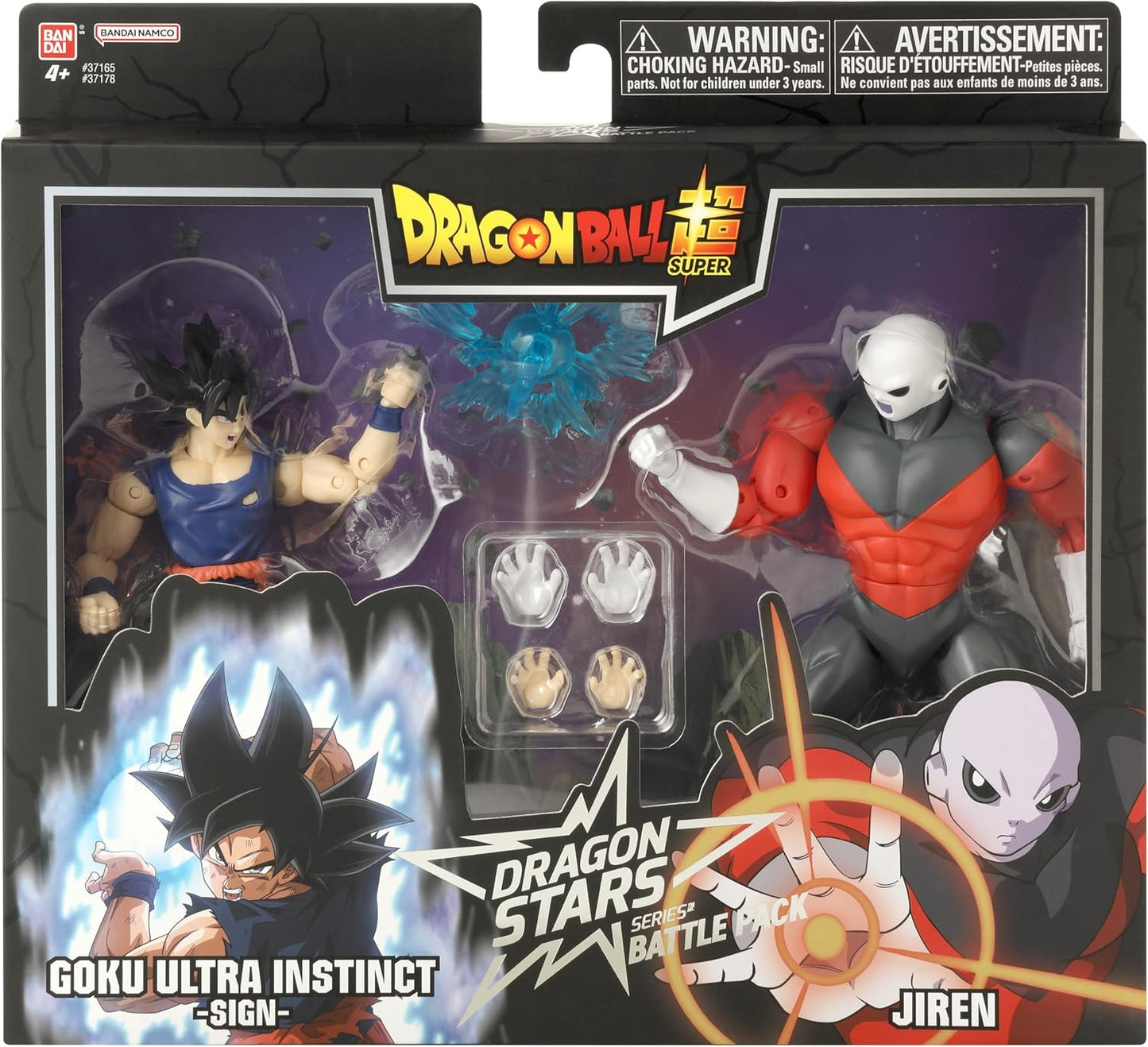 Dragon Ball Dragon Stars Battle Pack Goku Ultra Instinct  Sign vs Jiren Action Figure
