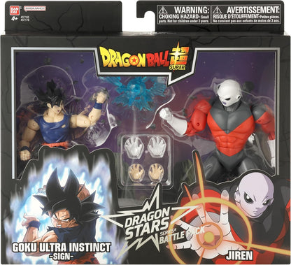 Dragon Ball Dragon Stars Battle Pack Goku Ultra Instinct  Sign vs Jiren Action Figure