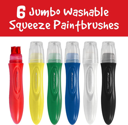 Little Creatives 6ct Jumbo Squeezing Paintbrush