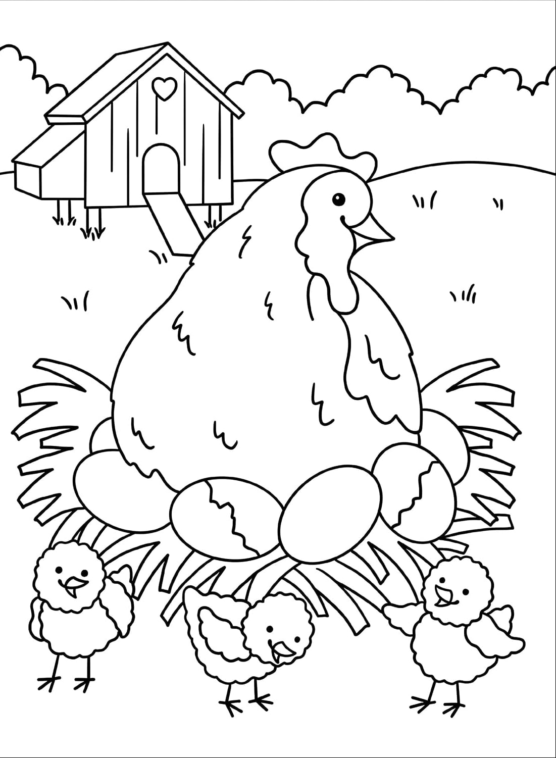 My First Coloring Book On the Farm