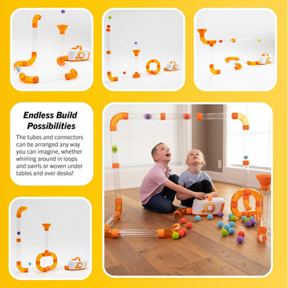 Air Toobz - Fat Brain Toys The Original Air Toobz, Air-Powered STEM Building Toys