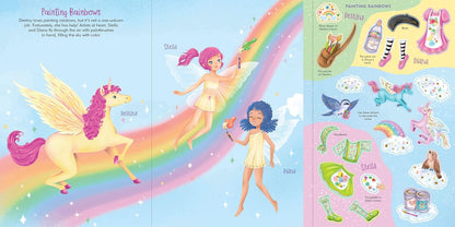 Sticker Doll Dress-Up Book Unicorns