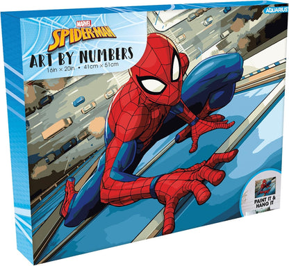 Marvel Spider-Man Web Crawler Art by Numbers