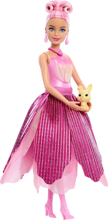 Barbie Petal Pop Scented Fashion Doll With Pink Tulip Dress