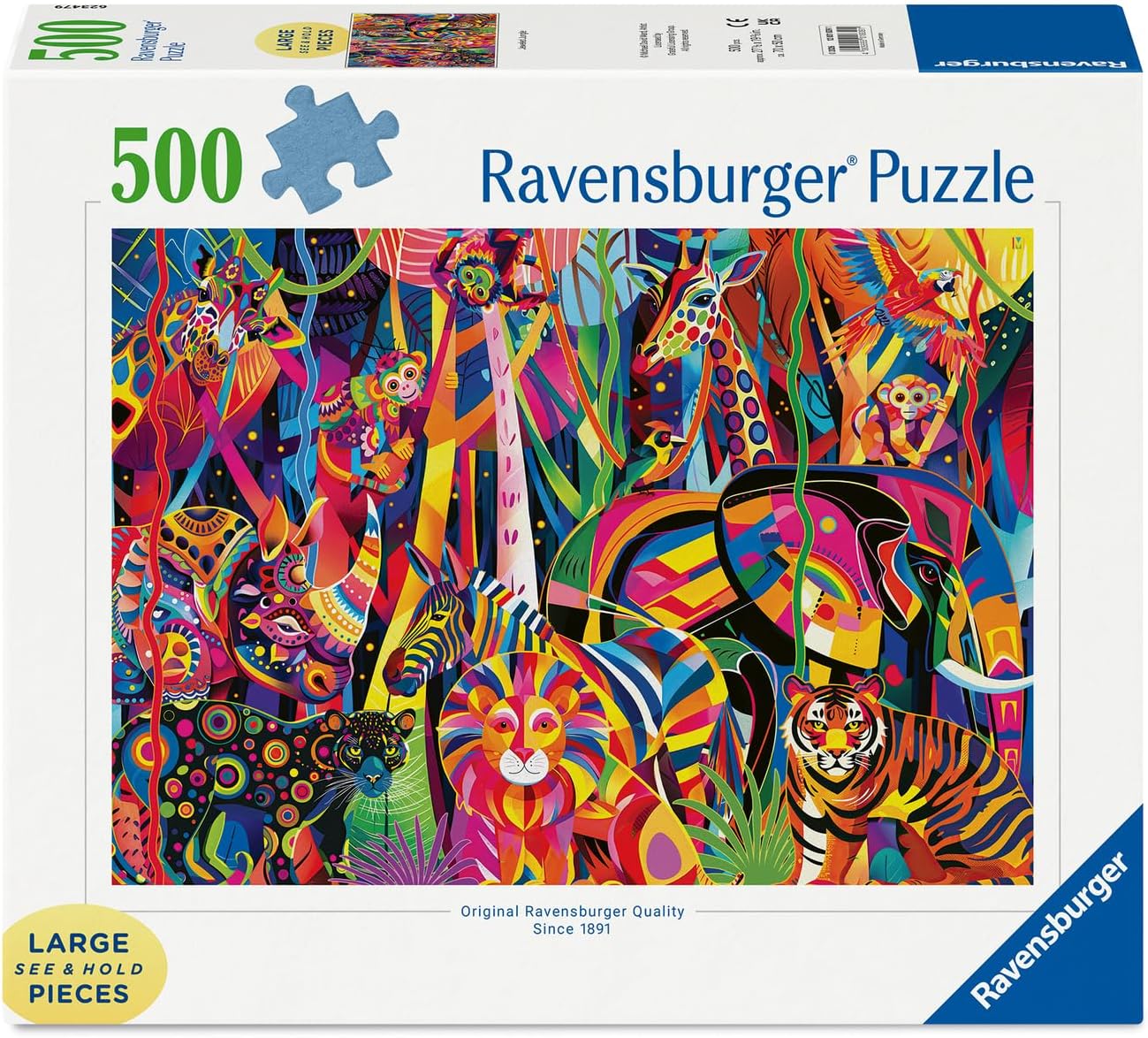 Jeweled Jungle 500pc Puzzle LF