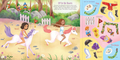Sticker Doll Dress-Up Book Unicorns