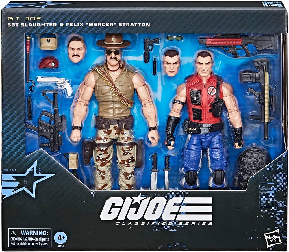 GI Joe Classified Series Sgt Slaughter & Felix "Mercer" Stratton