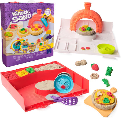 Kinetic Sand Squish Pizza Playset