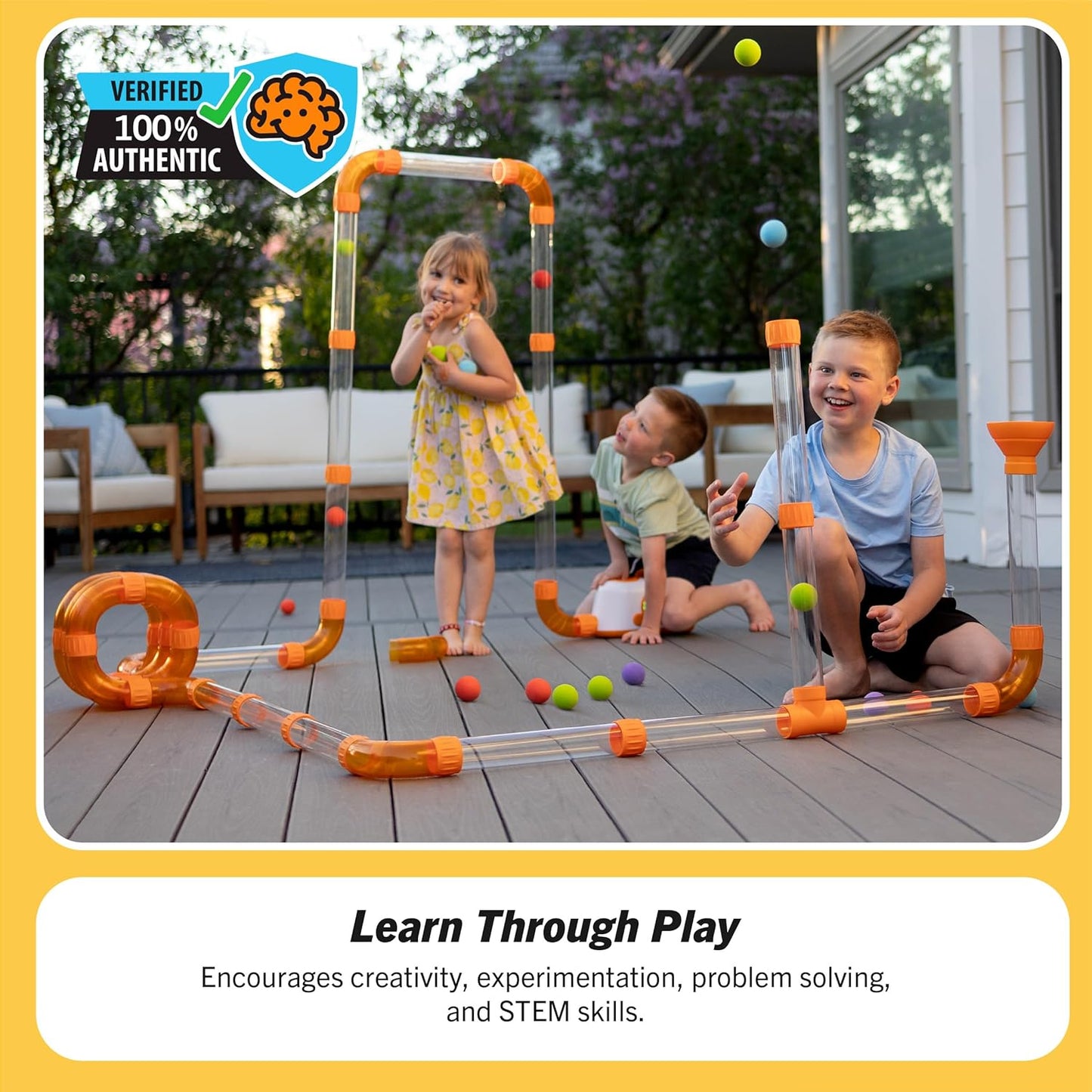 Air Toobz - Fat Brain Toys The Original Air Toobz, Air-Powered STEM Building Toys