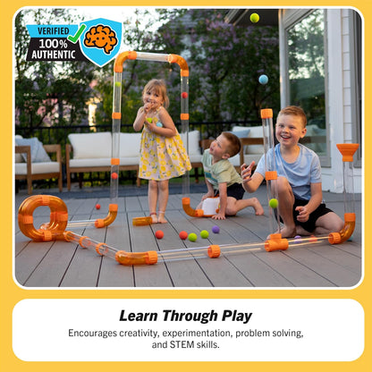Air Toobz - Fat Brain Toys The Original Air Toobz, Air-Powered STEM Building Toys