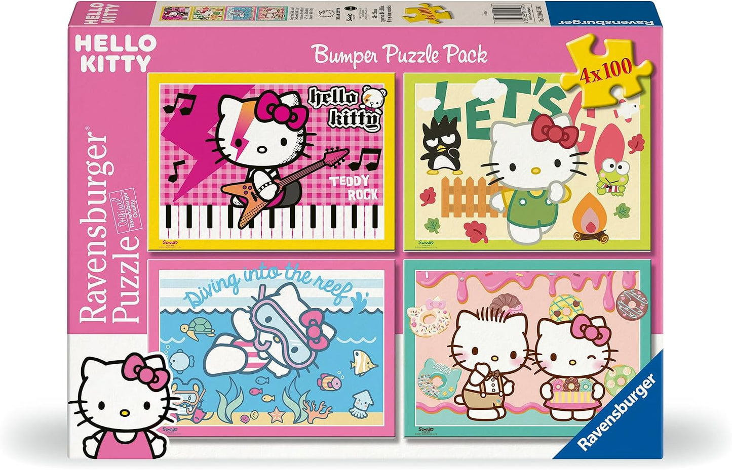 Hello Kitty Bumper Pack 4x100pc XXL Puzzles