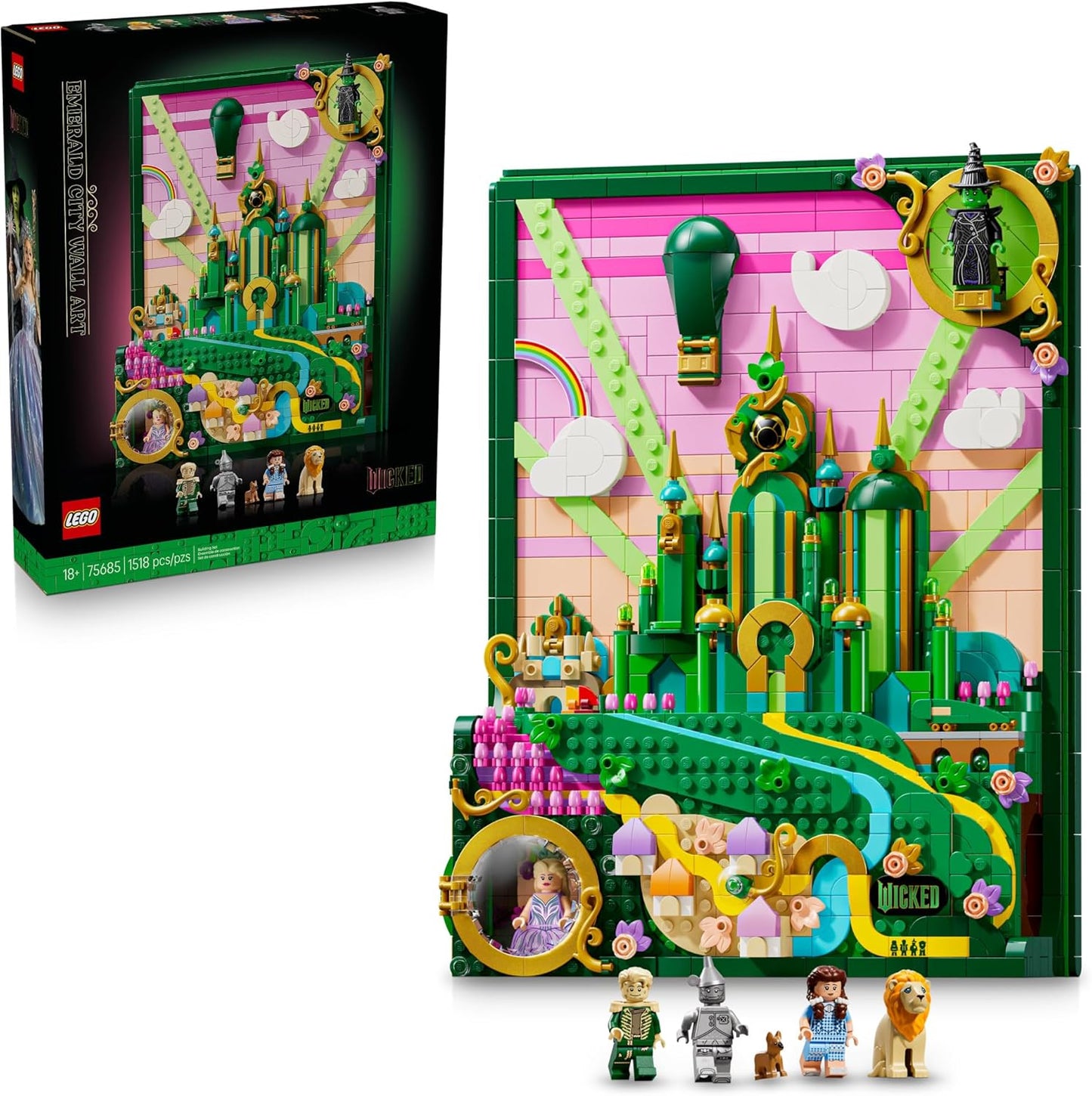 LEGO® Wicked Emerald City Wall Art (75685)