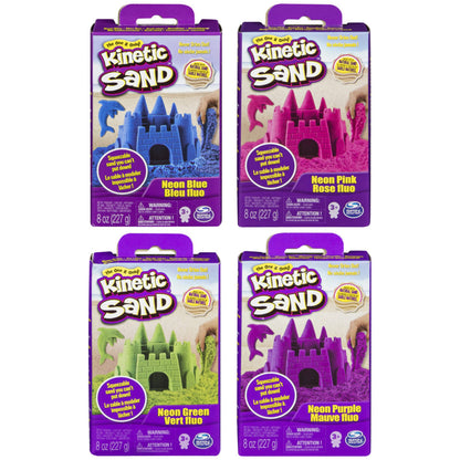 Kinetic Sand 8oz Neon Sand Assorted Colors