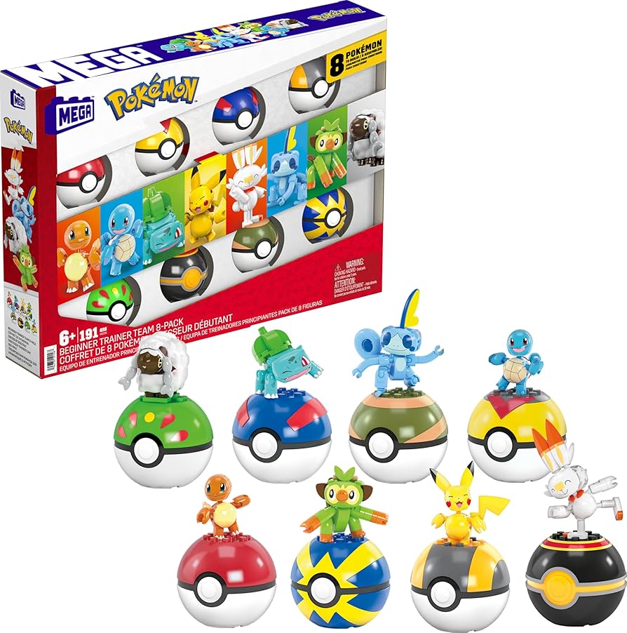 MEGA Pokemon - Beginner Trainer Team 8-Pack
