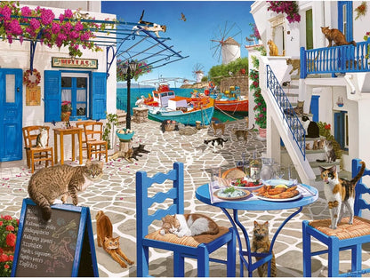 Cats of Mykonos 1500 Pc Puzzle