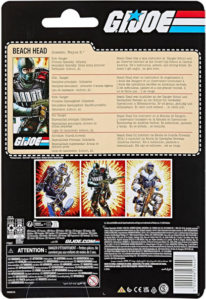 GI Joe Classified Retro Cardback Beach Head (F9869)