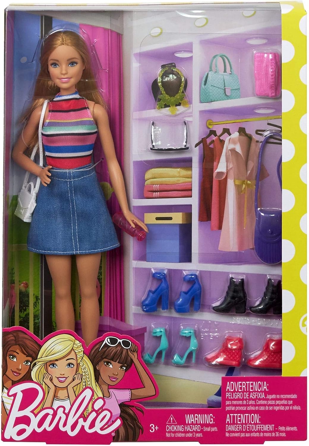 Barbie w/ Shoe Collection & Accessories Blonde