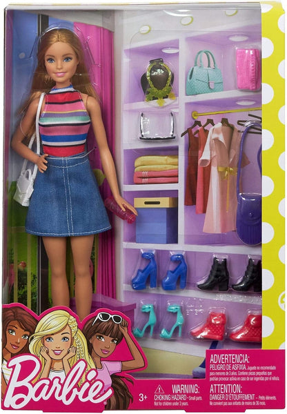 Barbie w/ Shoe Collection & Accessories Blonde